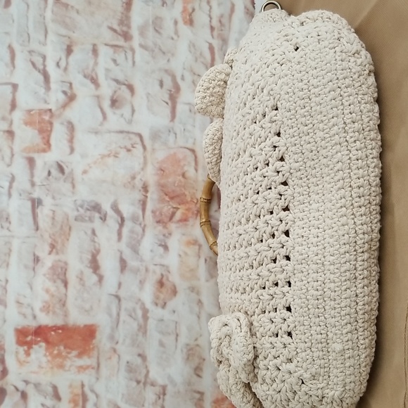 New Patricia Nash Mazara Crochet Tote Bag - Picture 9 of 14